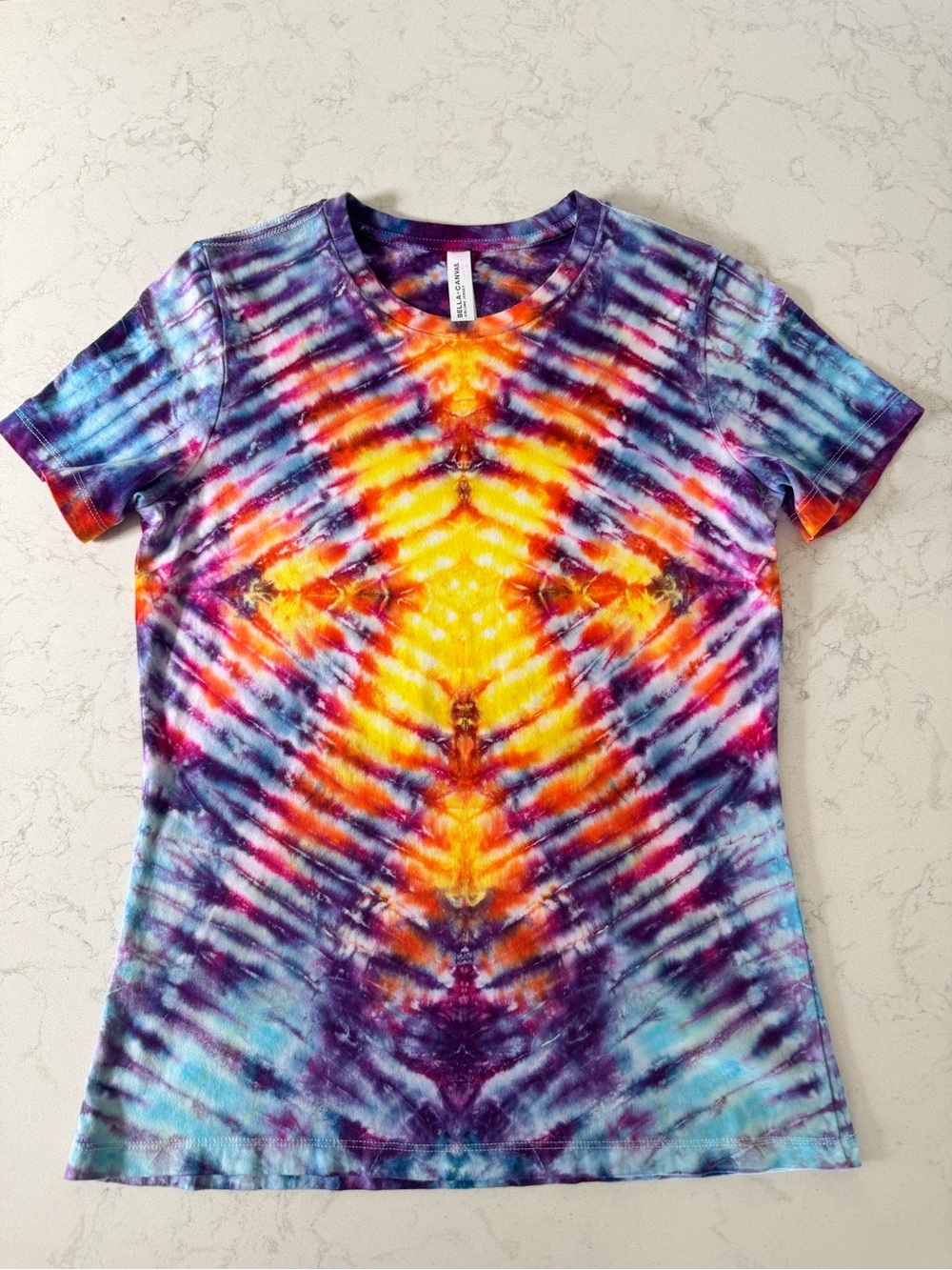 Tie-Dye Short Sleeve Crewneck T-Shirt